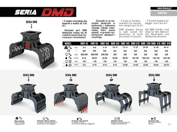 Grappin pour Engins de chantier neuf DEMOQ DMD 65 S Hydraulic Polyp -grab 265 kg: photos 5