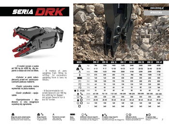 Cisaille de démolition pour Pelle neuf DEMOQ DRK07  Hydraulic Rotating Pulveriser Crusher 780 KG: photos 3