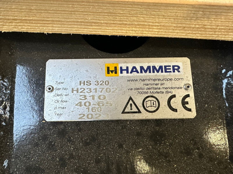 Marteau hydraulique neuf Hammer HS320: photos 9