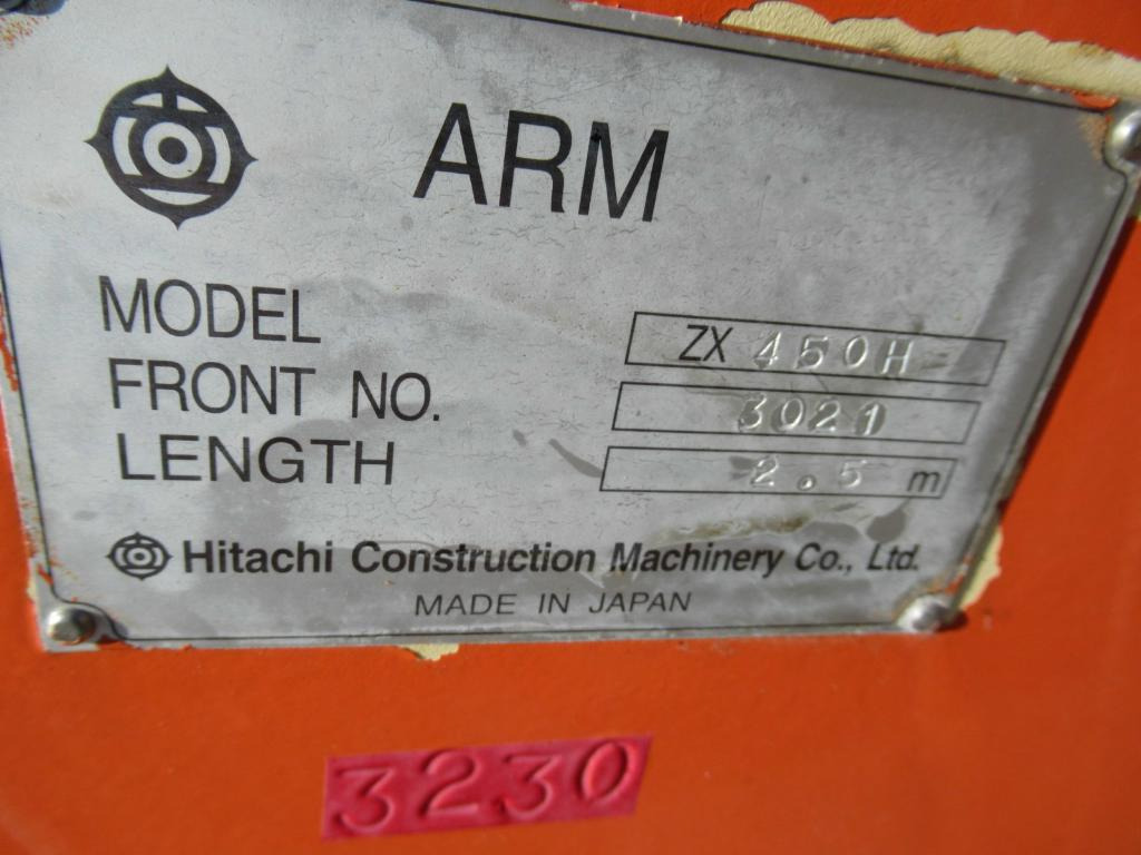 Flèche pour Engins de chantier Hitachi ZX450H -: photos 5