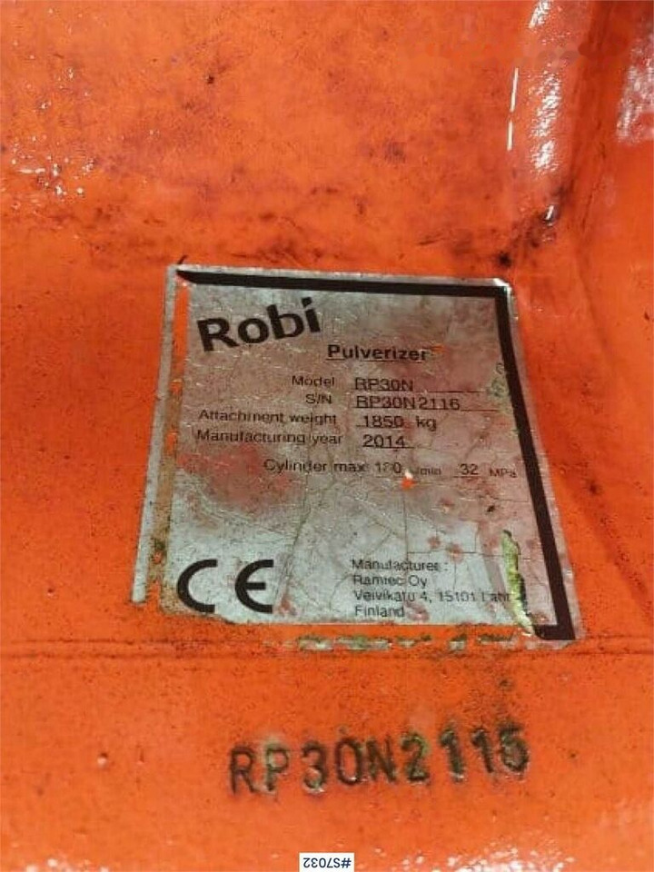 Cisaille de démolition Robi RP 30 Pulverizers: photos 3