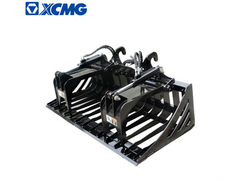 XCMG official X0412 mini skidsteer grass grapple - Godet pour Mini chargeuse: photos 1