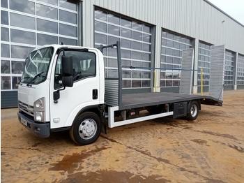 Camion plateau pour transport de équipements lourds 2013 Isuzu N75.190: photos 1
