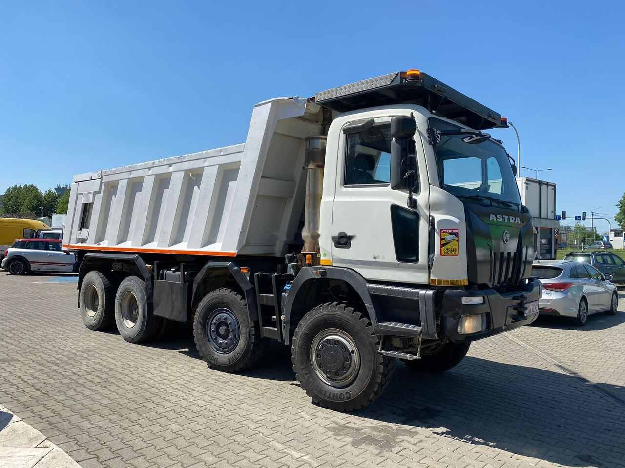 Camion benne neuf Astra HD 8 - 48 CANTONI / NEW SERVICE / 20M3 / LOW KM!: photos 10