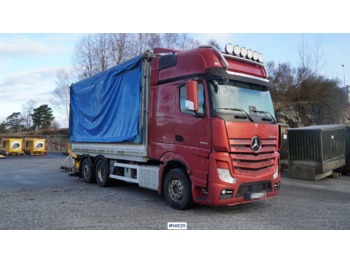 Camion à rideaux coulissants Mercedes Actros 2553