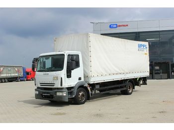 Camion bâche Iveco EUROCARGO ML 120E22, HYDRAULIC LIFT