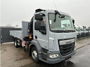 DAF LF 230 FA + HR Fassi 4x2 - camion plateau
