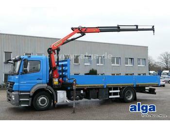 Camion plateau Mercedes-Benz 1829 L Axor 4x2, Kran Palfinger PK9002, Funk