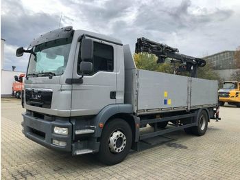 Camion plateau ridelle MAN TGM 18.340 Pritsche Kran ATLAS 105.2 *Hochsitz