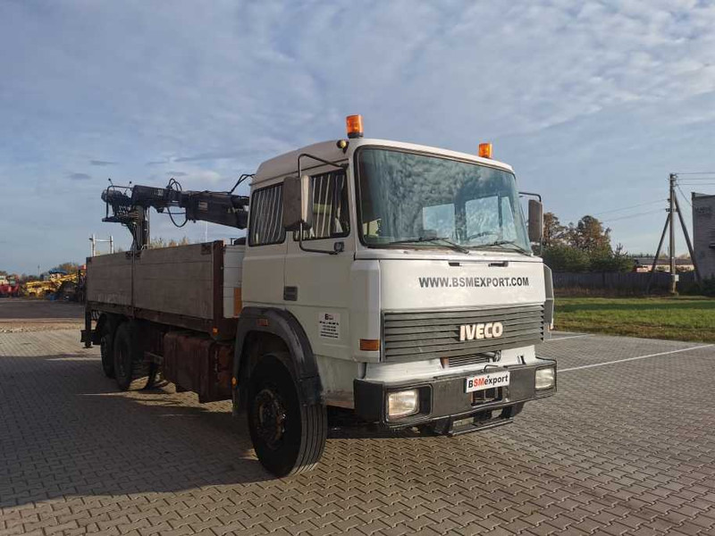 Camion plateau, Camion grue Iveco 240E36 flatbed truck: photos 3