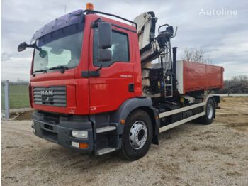 Camion ampliroll, Camion grue neuf MAN TGM 18.280 LIKE NEW: photos 1