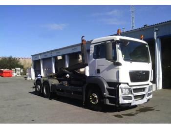 Camion - système de câble MAN TGS26.360 6X2 hook-lift truck: photos 1