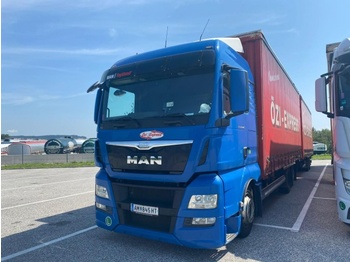 Camion à rideaux coulissants MAN TGX 24.440 6x2 LL-U Jumbozug mit Brücken Euro6 ZV: photos 1