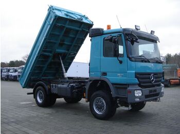 Camion benne Mercedes-Benz Actros 1841 AK 4x4 2-Achs Allradkipper nur 266TK: photos 1