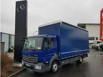 Camion à rideaux coulissants Mercedes-Benz Atego 818  L Pritsche/Plane Klima Schiebplanen: photos 1