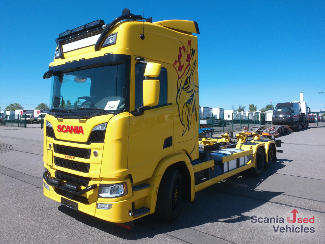 Camion porte-conteneur/ Caisse mobile SCANIA R 450 B6x2*4NB BDF Leder SDG Rahmen TOP!!!: photos 9