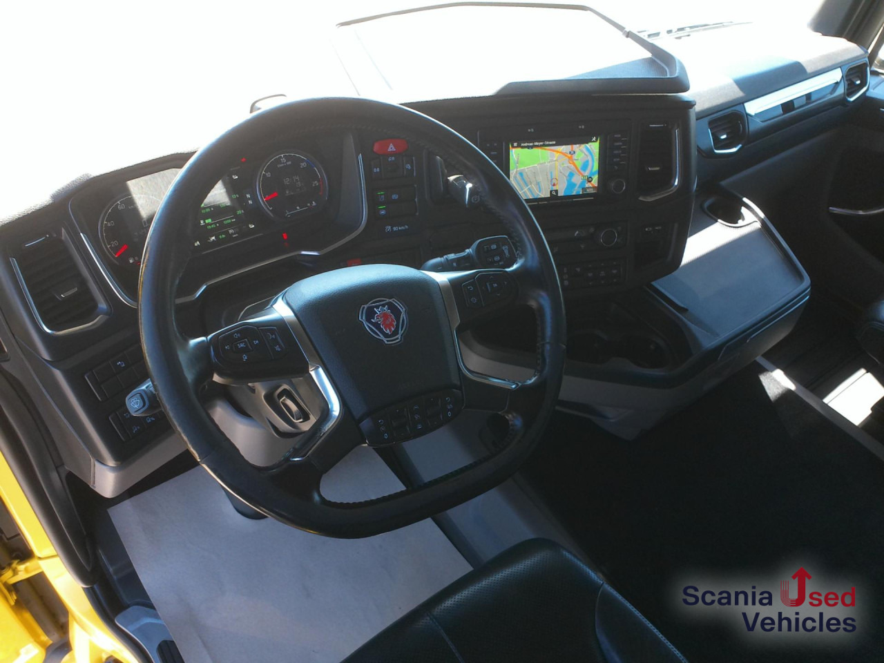 Camion porte-conteneur/ Caisse mobile SCANIA R 450 B6x2*4NB BDF Leder SDG Rahmen TOP!!!: photos 15