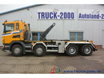 Camion ampliroll Scania G 480 8x4 Knick-Schub Haken 24 Tonnen Retarder: photos 3