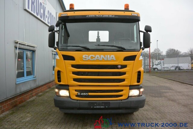 Camion ampliroll Scania G 480 8x4 Knick-Schub Haken 24 Tonnen Retarder: photos 15
