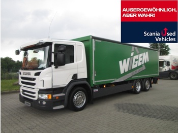 Camion pour le transport de boissons Scania P320LB6X2*4MLB / Getr?nkefahrzeug / Schiebeplane: photos 1
