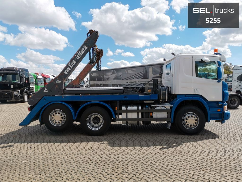 Camion multibenne Scania P 380 LB6X2*4HSA / Absetzkipper / neue Batterien: photos 8