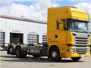 Scania R410, BDF, 6x2, EURO 6, SECONDARY AIR CONDITION  - Camion porte-conteneur/ Caisse mobile: photos 2