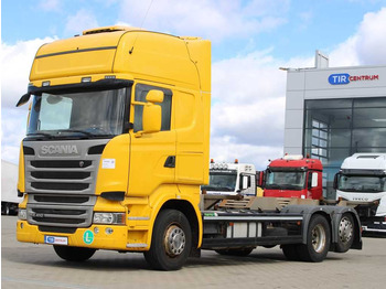 Scania R410, BDF, 6x2, EURO 6, SECONDARY AIR CONDITION  - Camion porte-conteneur/ Caisse mobile: photos 1