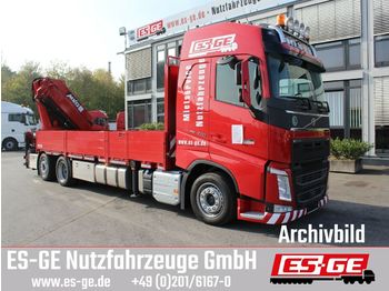 Camion plateau, Camion grue neuf Volvo FH 466 CHH-LOW 6x2  mit MKG HLK 531HP a5: photos 1