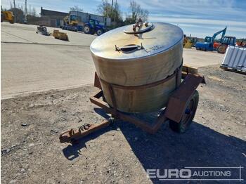 Single Axle Water Bowser, Stainless Steel Tank - cuve de stockage