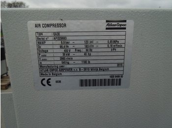 Compresseur d'air Atlas Copco GA30: photos 3