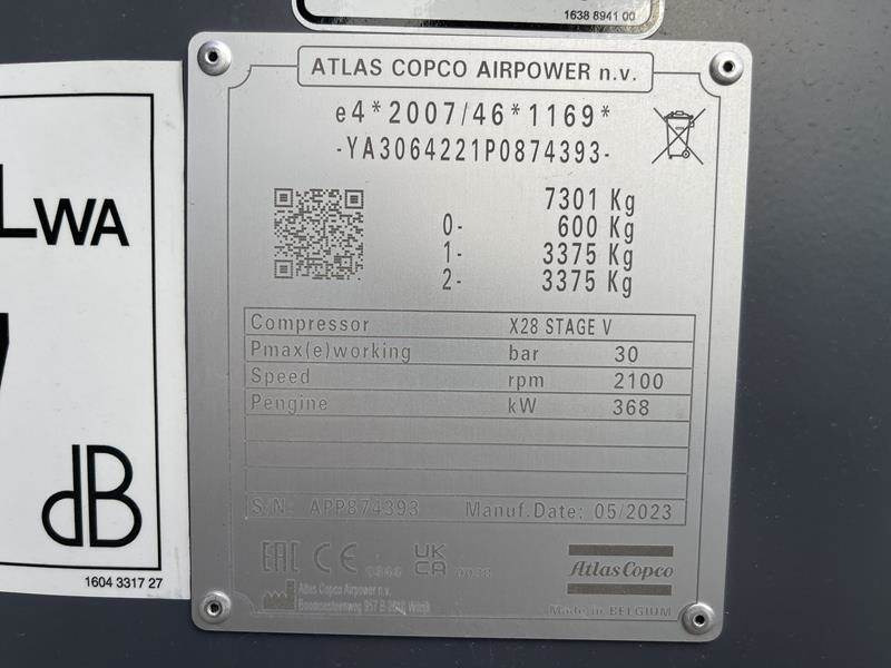 Compresseur d'air Atlas-Copco X 28 STAGE V: photos 6