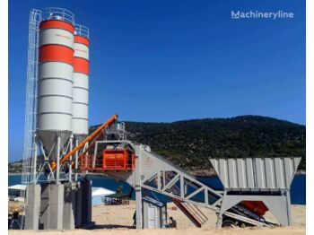 POLYGONMACH 100 m3 per hour mobile concrete batching plant - Centrale à béton