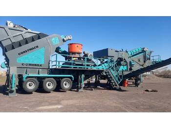 Constmach 120-150 tph Mobile Jaw Crusher Plant ( Cone and Jaw  ) - Concasseur mobile