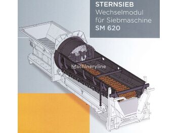  Sternsieb Wechselmodul für Doppstadt SM620 TYP 3 / 0-20mm - Crible