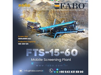 Concasseur mobile neuf FABO FTS 15-60 Mobile Screening Plant | Tracked Screening Plant | Ready In Stock: photos 1