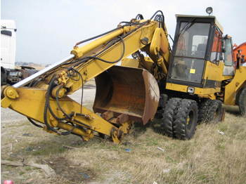 CATERPILLAR 206 BFT, 206BFT Mobilbagger / Wheel Excavator, Hammer Line, Bucket, BJ 1991, 13.500 h - Pelle sur pneus