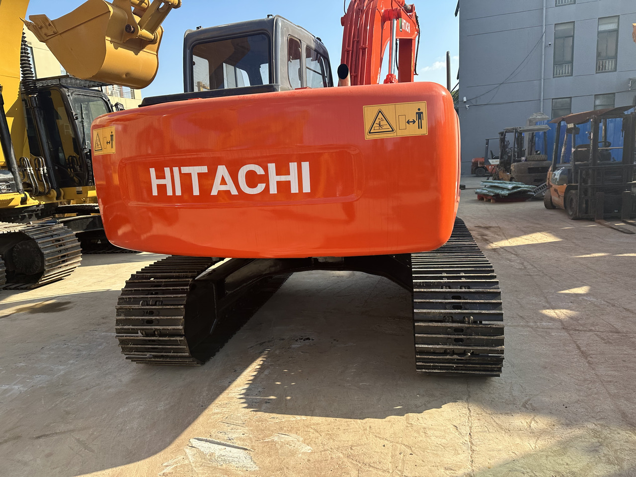 Pelle sur chenille Used mini hitachi ex120 excavator Direct injection excavator for sale: photos 10
