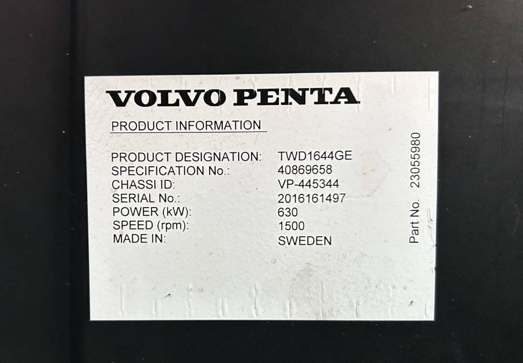 Groupe électrogène Volvo TWD1644GE - 715 kVA Generator - DPX-18884.1: photos 15