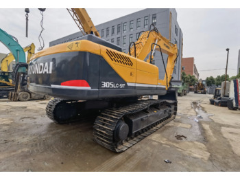Pelle sur chenille hydraulic crawler excavator Hyundai 30 ton used excavator 305LC-9T heavy equipment machines: photos 5