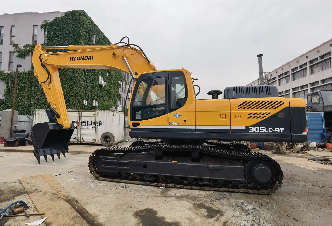 Pelle sur chenille hydraulic crawler excavator Hyundai 30 ton used excavator 305LC-9T heavy equipment machines: photos 3