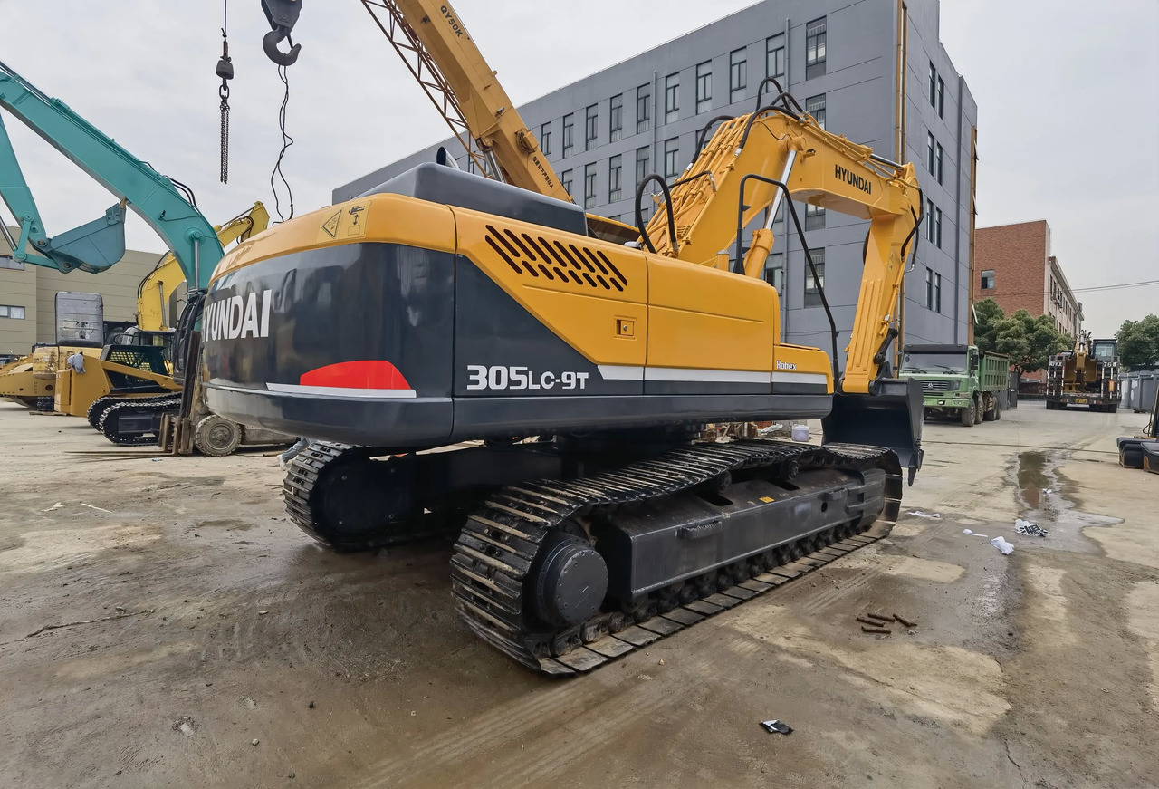 Pelle sur chenille hydraulic crawler excavator Hyundai 30 ton used excavator 305LC-9T heavy equipment machines: photos 4