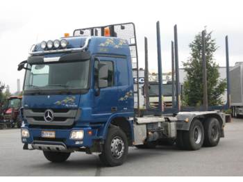 Remorque forestière pour transport de bois Mercedes-Benz ACTROS 3360-6X4/450 0 Perävau: photos 1