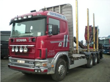 Scania 124 8X4 - Remorque forestière