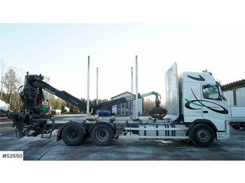 Remorque forestière VOLVO FH16 Timber Truck with crane and trailer: photos 1
