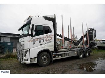 Remorque forestière VOLVO FH650 6x4 Timber Truck with Crane and Trailer: photos 1