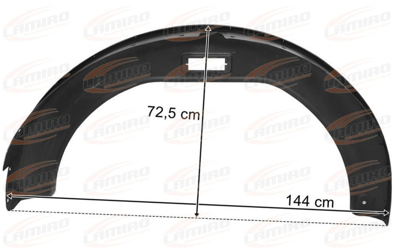Aile pour Camion neuf MERCEDES SK WIDE CABIN LONG MUDGUARD RIGHT: photos 2