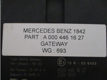 Système électrique pour Camion Mercedes-Benz A 000 446 16 27 CENTRAL GATEWAY - ZGS 001: photos 2