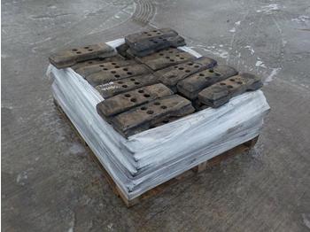 Chenille pour Engins de chantier Pallet of 450mm Rubber Block Pads: photos 1
