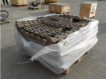 Pièces de train de roulement pour Engins de chantier Pallet of 700/600mm Rubber Block Pads: photos 1