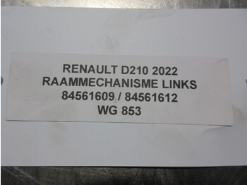 Carrosserie et extérieur pour Camion Renault D210 84561609 / 84561612 RAAMMECHANISME LINKS EURO 6 2022: photos 3